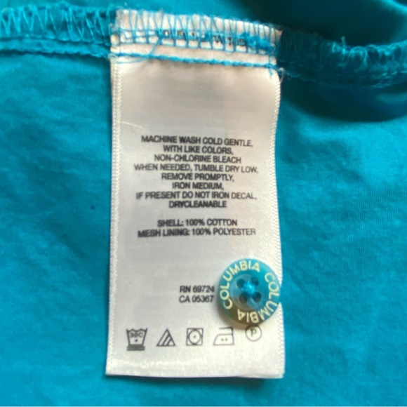 Columbia Blue Casual Button Down Shirt - Picture 8 of 16